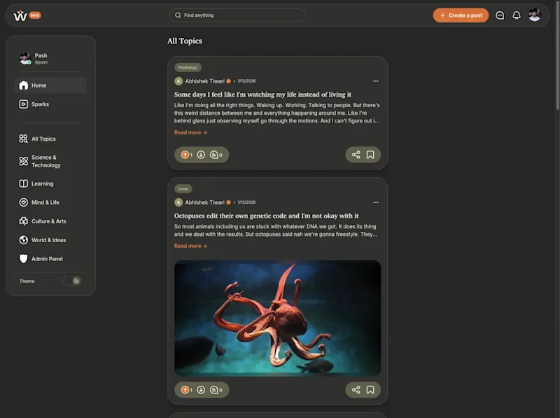 Wisdmo website design