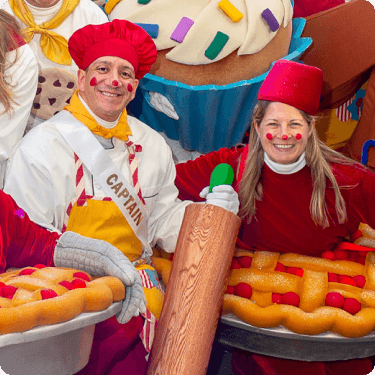 clowns thumb half baked holiday sweets