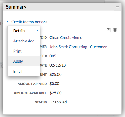 credit memos from the bank quizlet