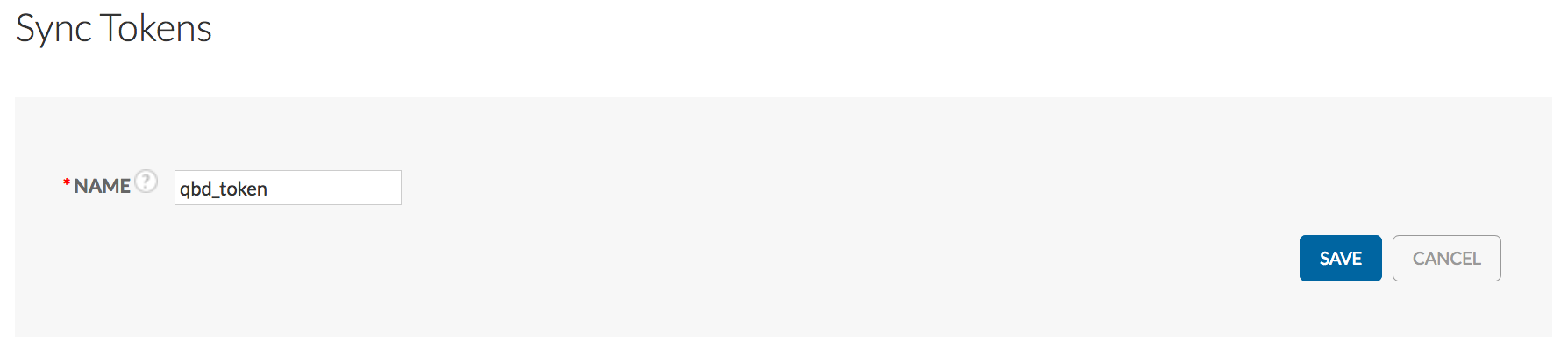 Sync token username