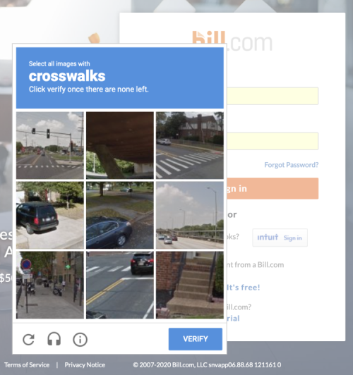 Network Error Loading Recaptcha. Please Try Again. Logging in through reCAPTCHA – American Express Vendor Pay