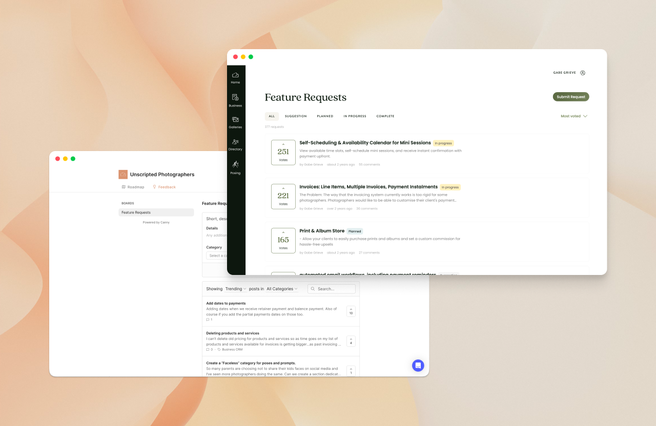 Dev Diary: Building a Canny clone in production with Claude