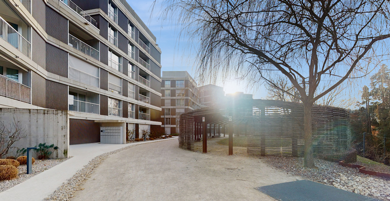Livit – Vue extérieure d’un lotissement moderne à Massagno