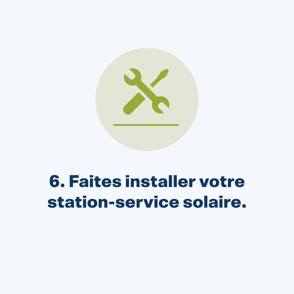 Faites installer votre station-service-solaire.