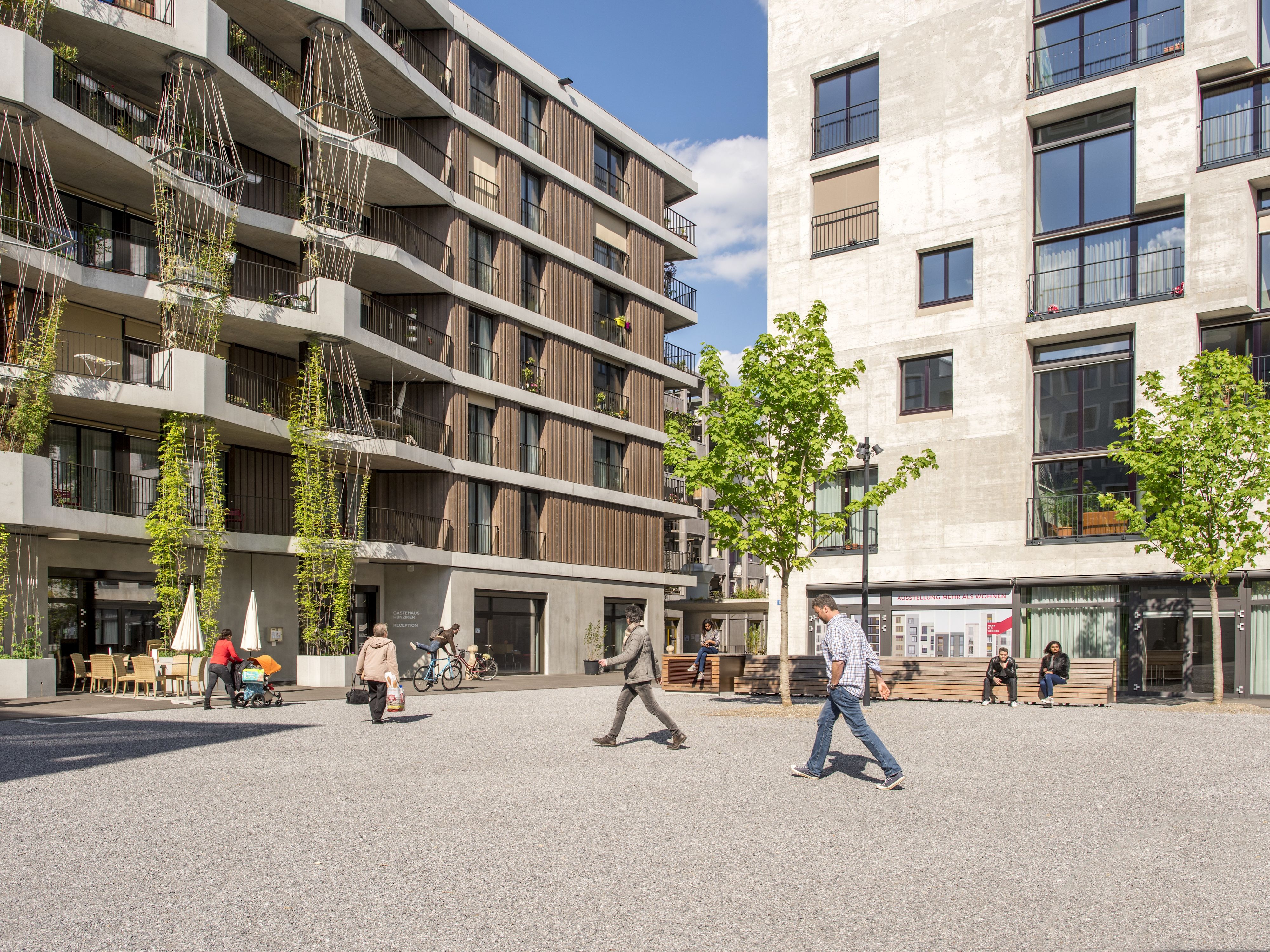 Le site Hunziker à Zurich
