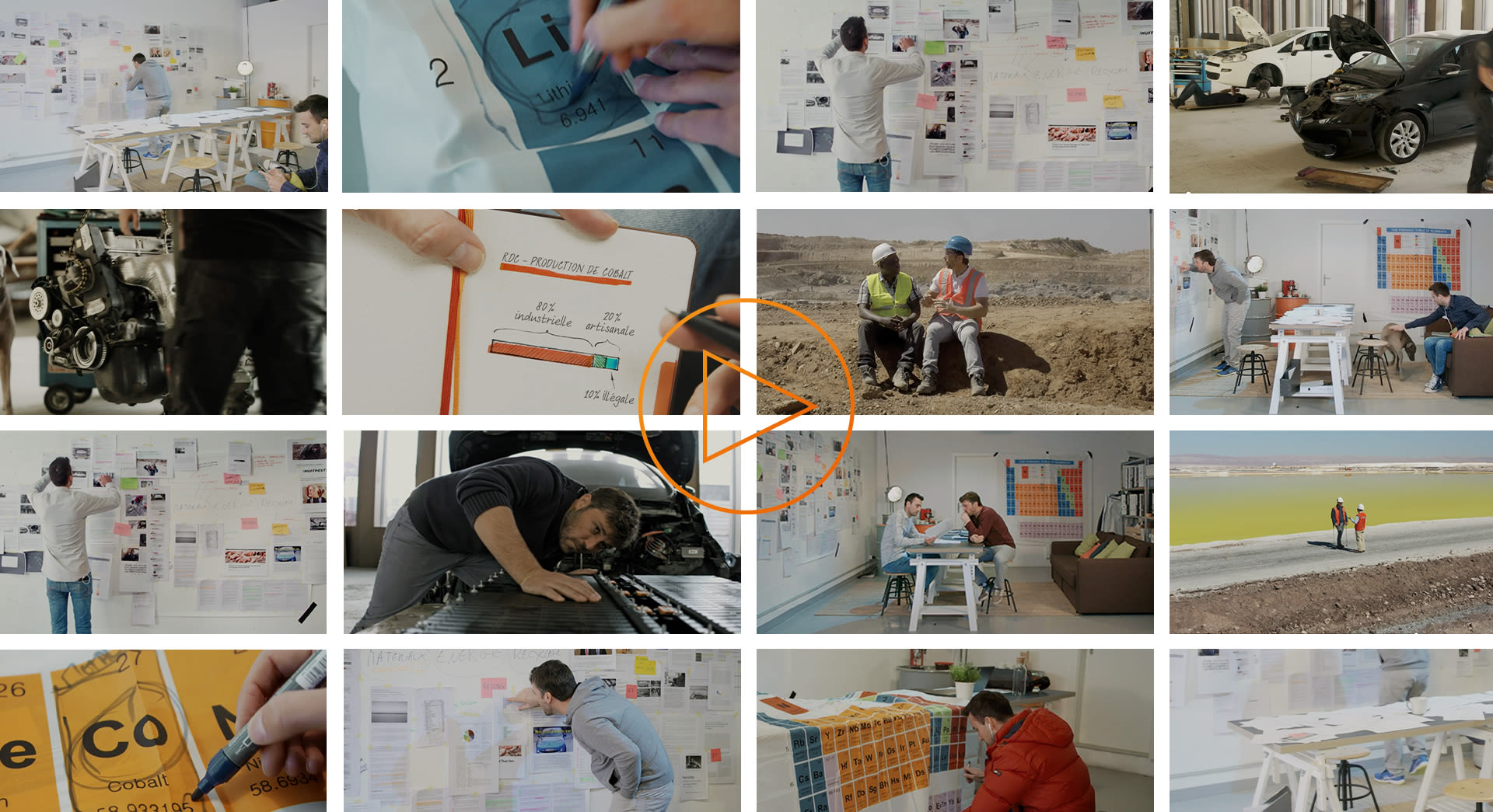 Plusieurs extraits d'images du documentaire.