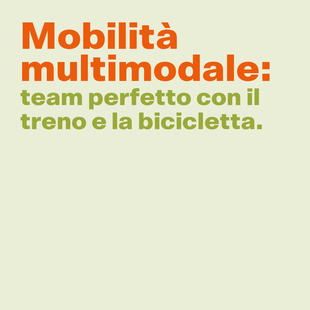 Mobilità multimodale: team perfetto con il treno e la bicicletta.