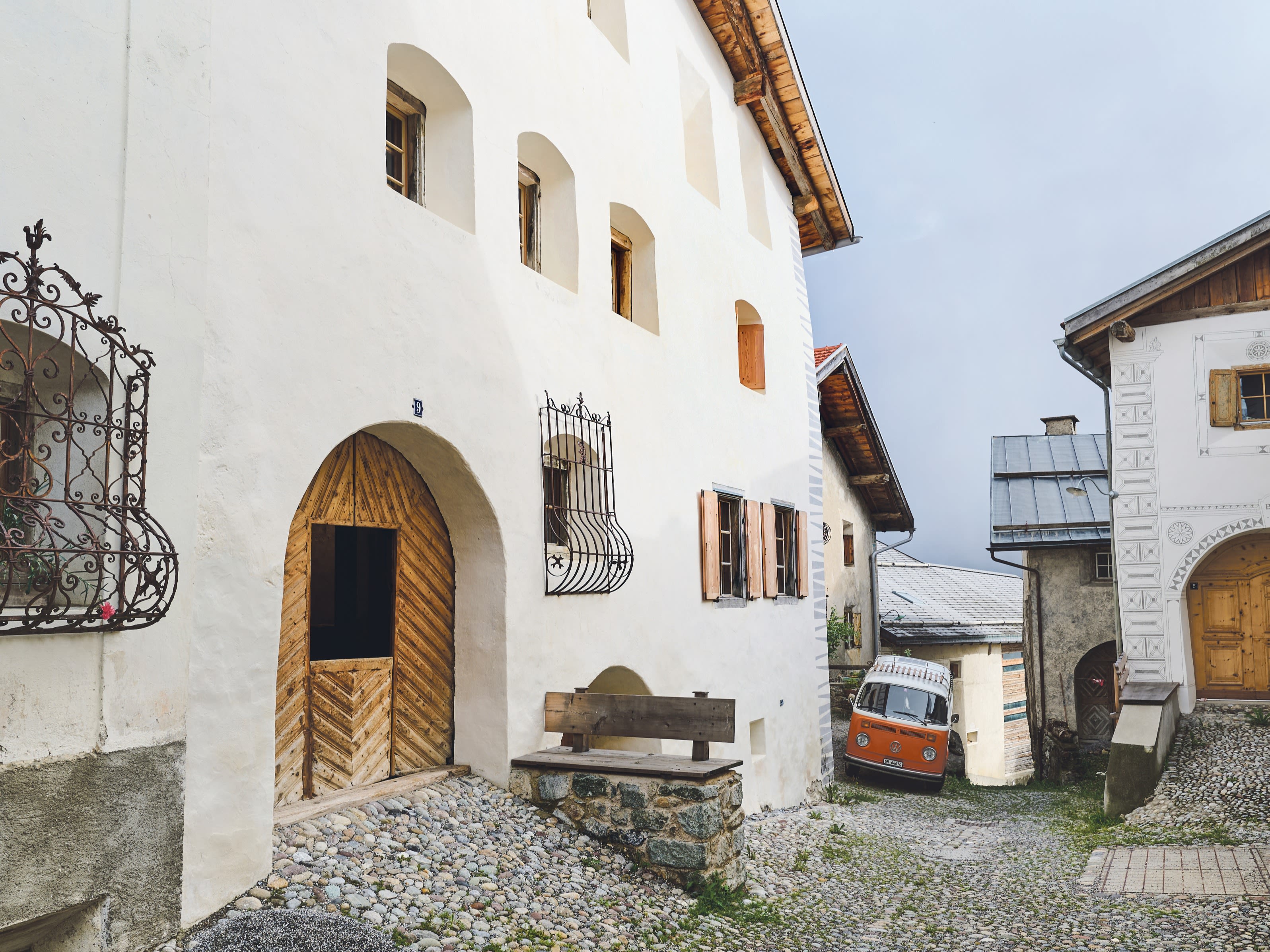 Maison historique en Engadine. 