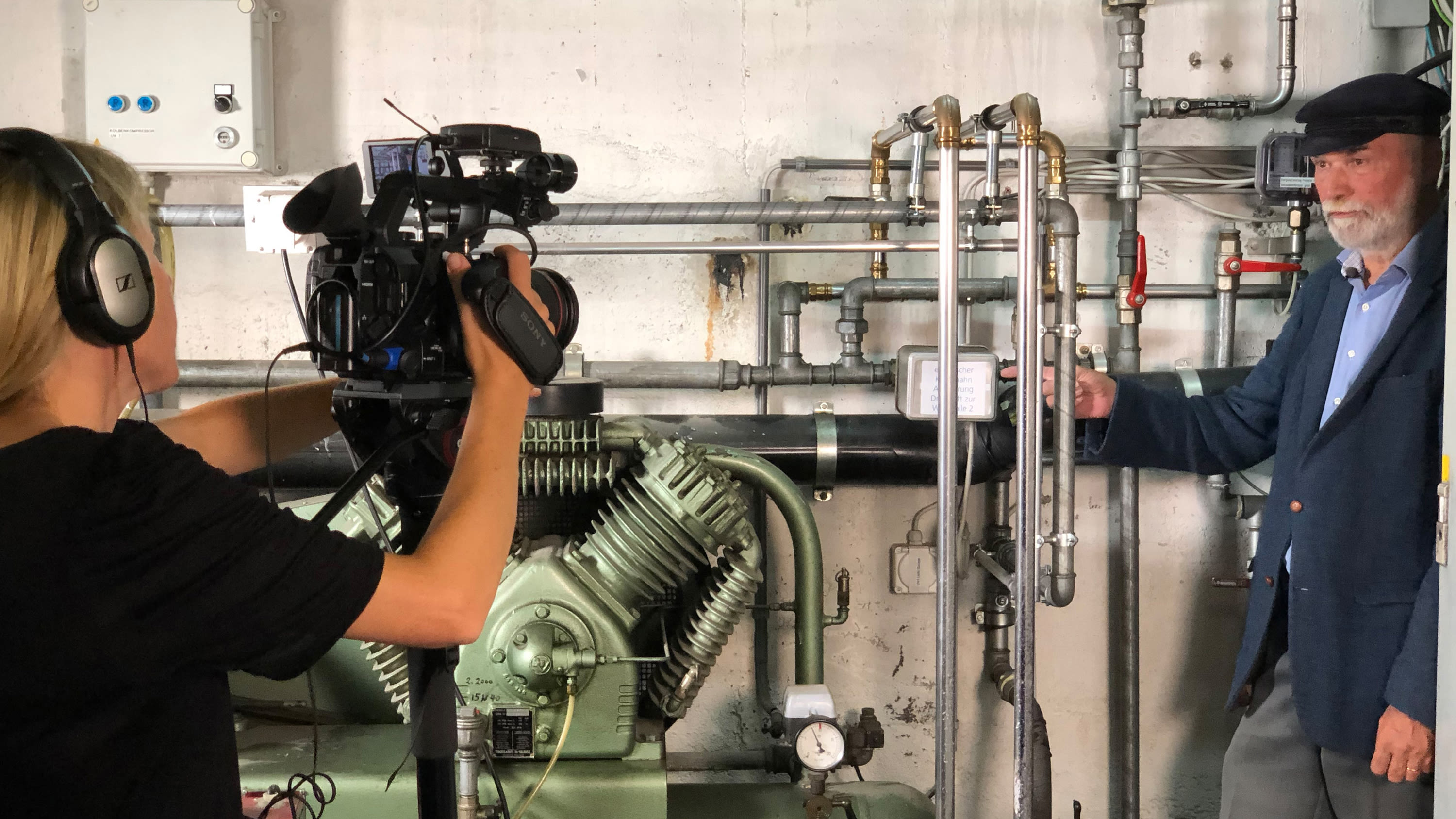 MakingOf vidéos sur l'air comprimé avec Rolf Gloor.