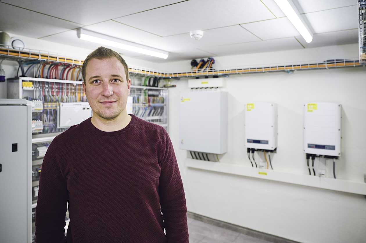 Andreas Poletti, proprietario di una smart home