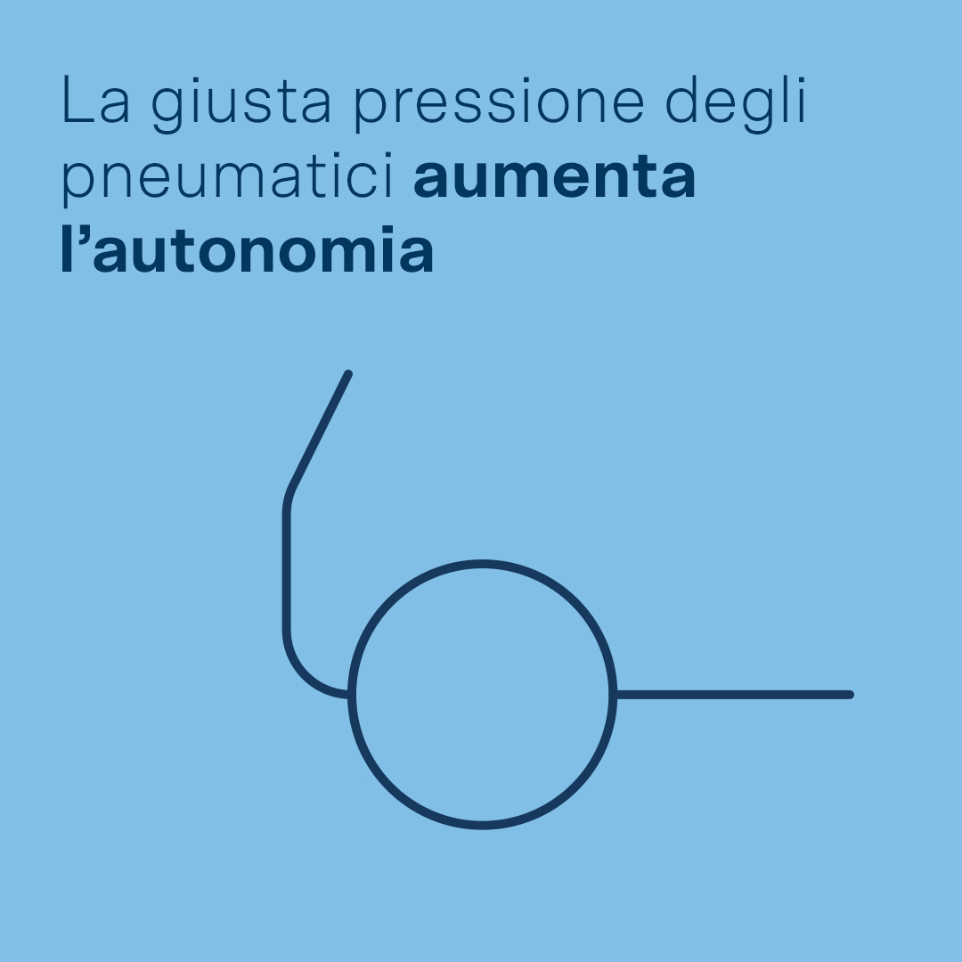 La giusta pressione degli pneumatici aumenta l’autonomia