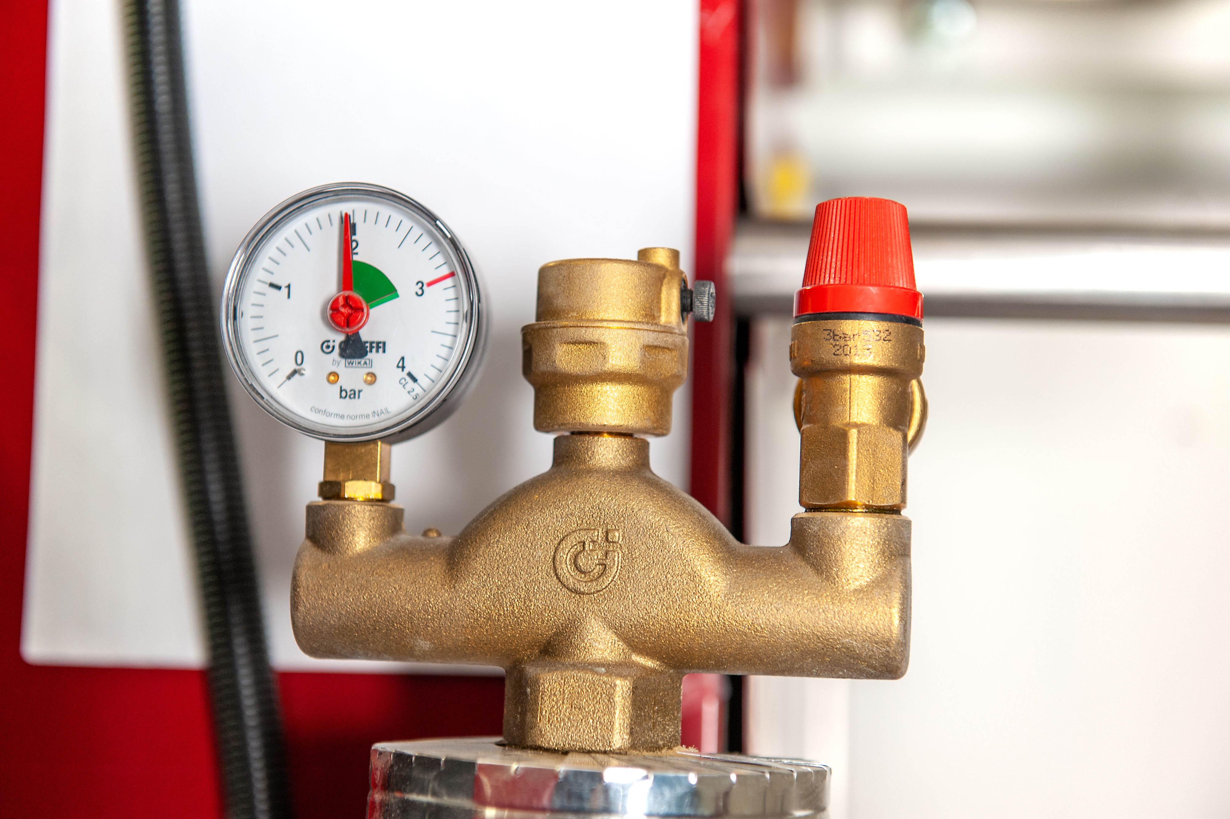 Indicatore di pressione dell'acqua dell'impianto di riscaldamento