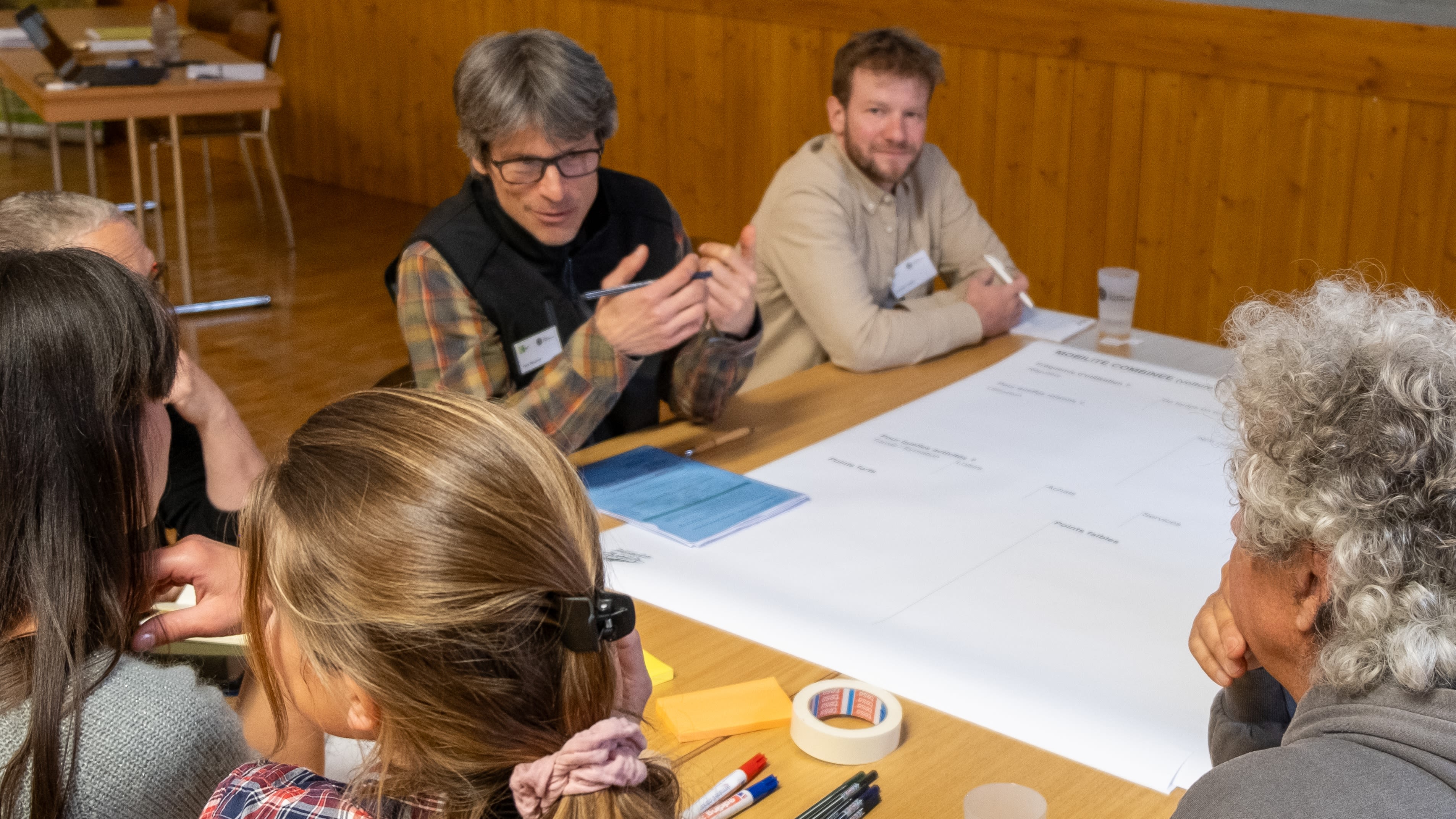 Atelier participatif qui a eu lieu le 2 mai dernier à Albeuve