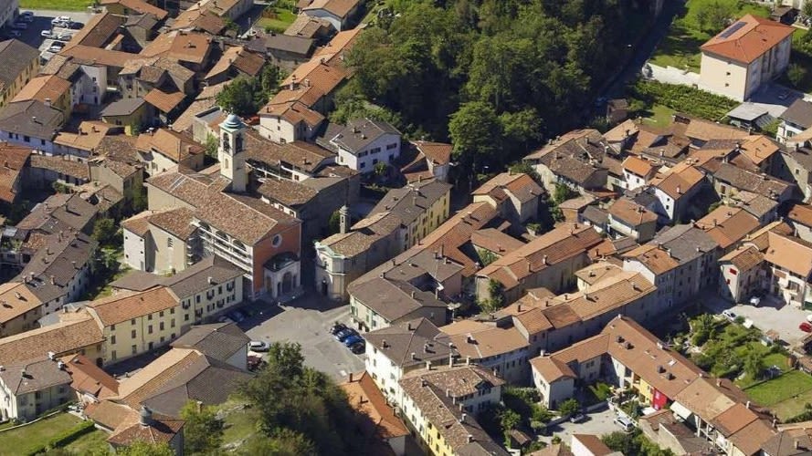 Vista aerea di Stabio
