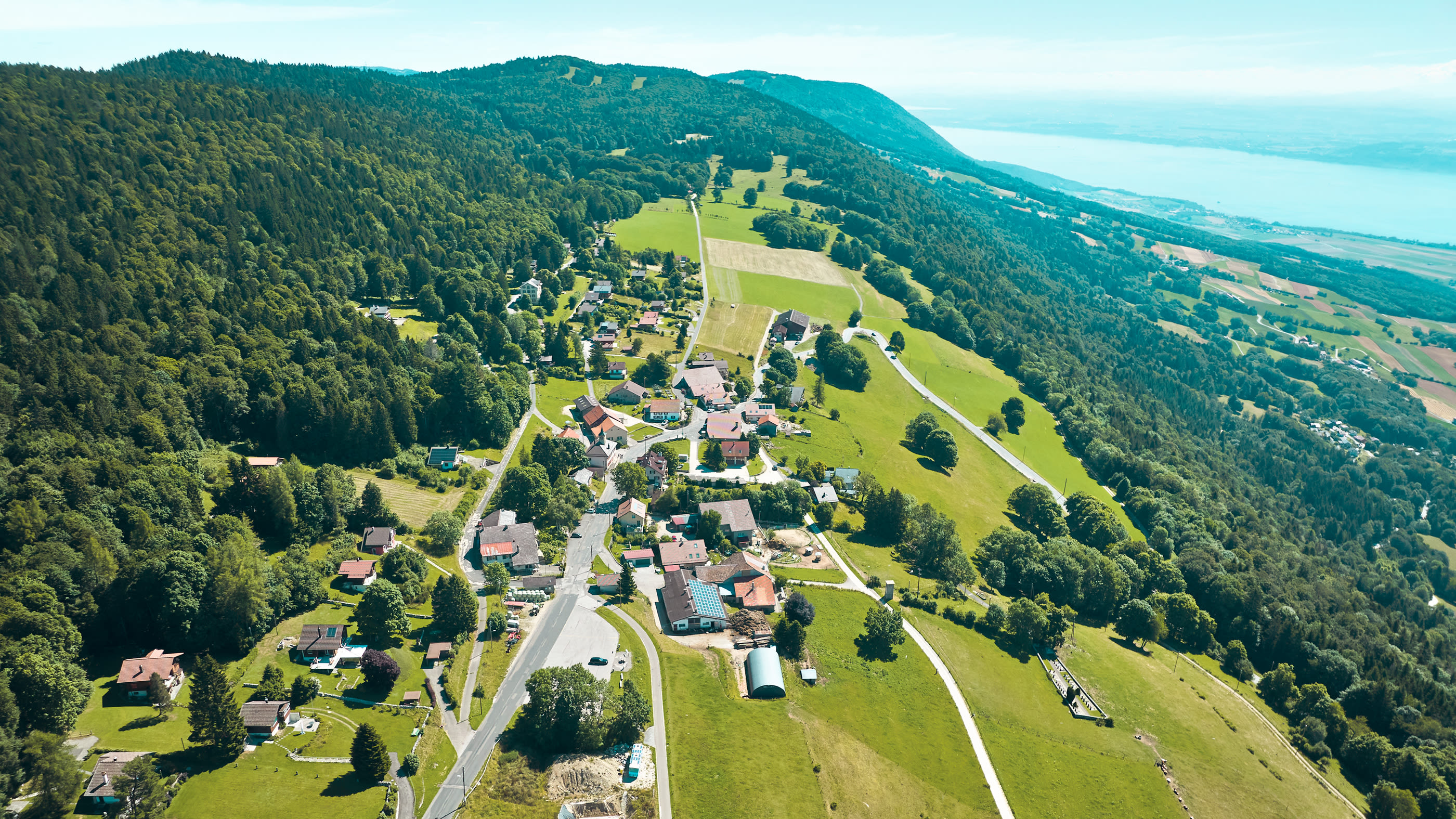 Vue aérienne de Mauborget
