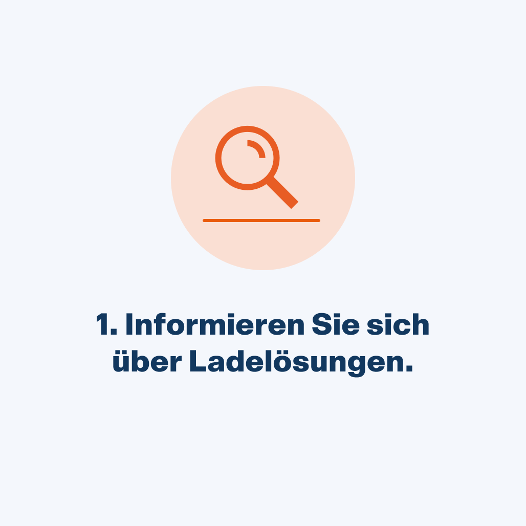 Informieren Sie sich über Ladelösungen.