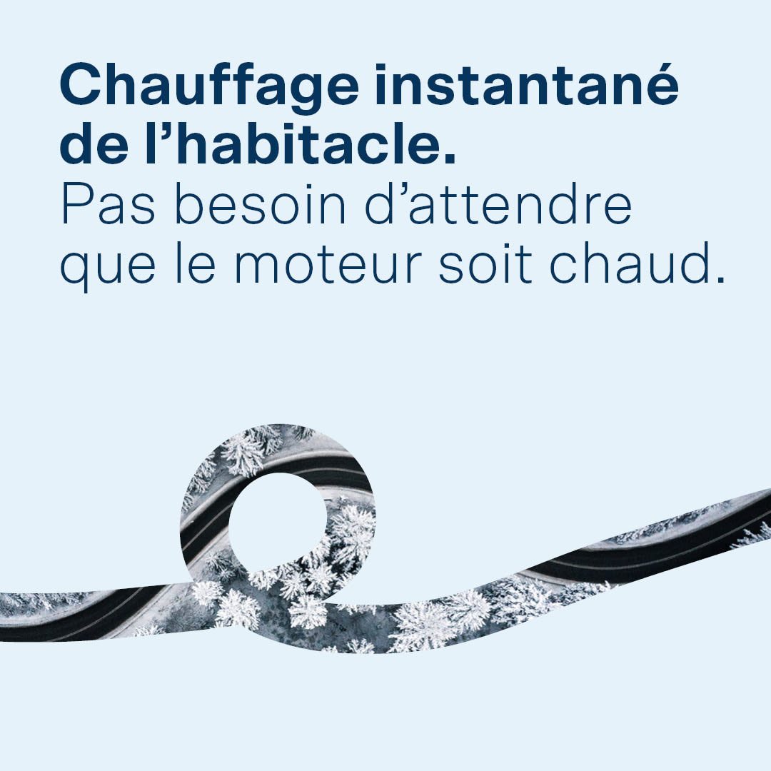 Un système de chauffage rapide et efficace.