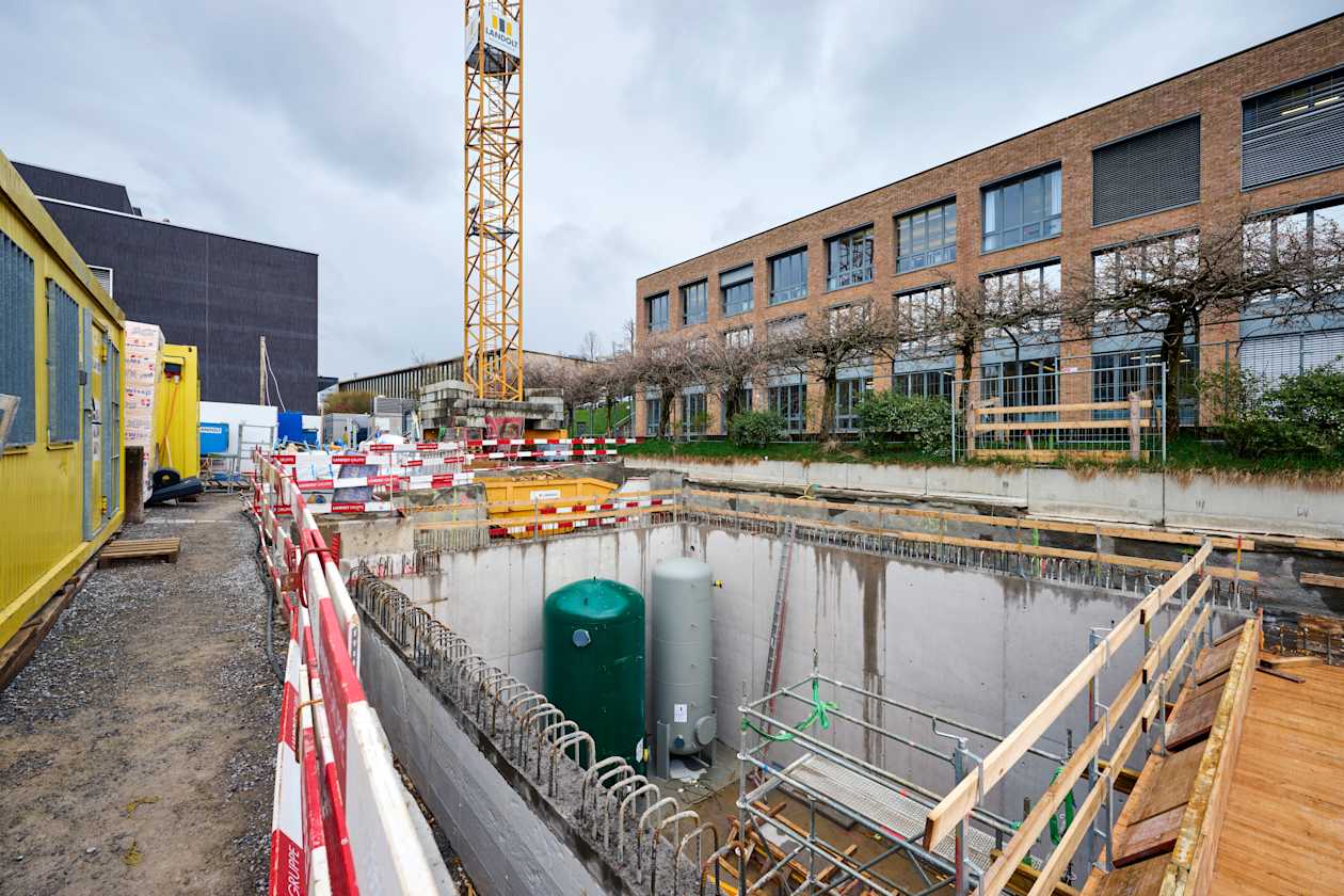Travaux pour l’approvisionnement en chaleur durable de la clinique Schulthess.