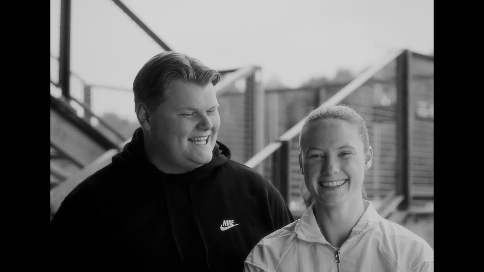 Veerle Buurman with friend