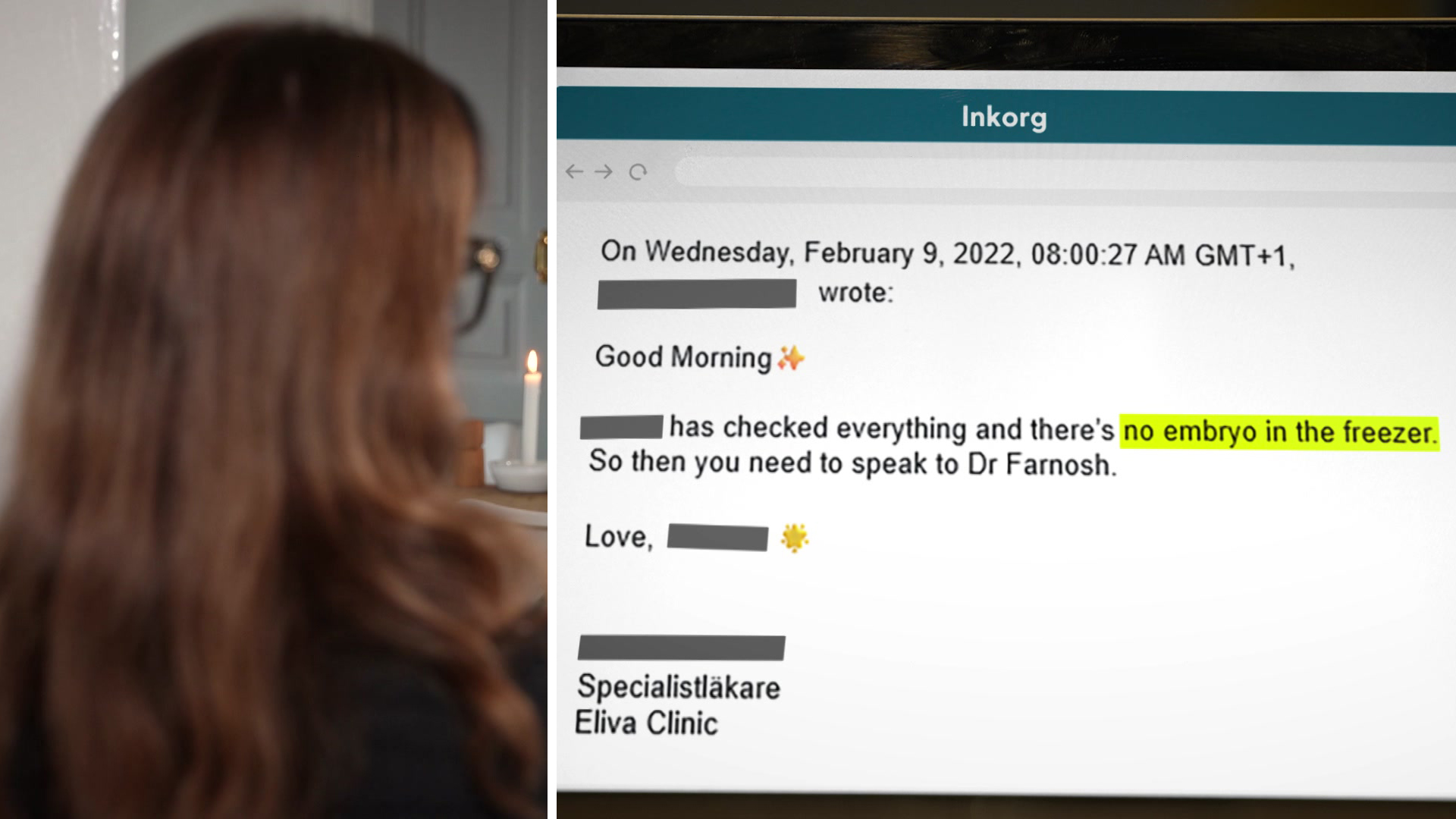Filippa: IVF-kliniken tappade bort mitt embryo