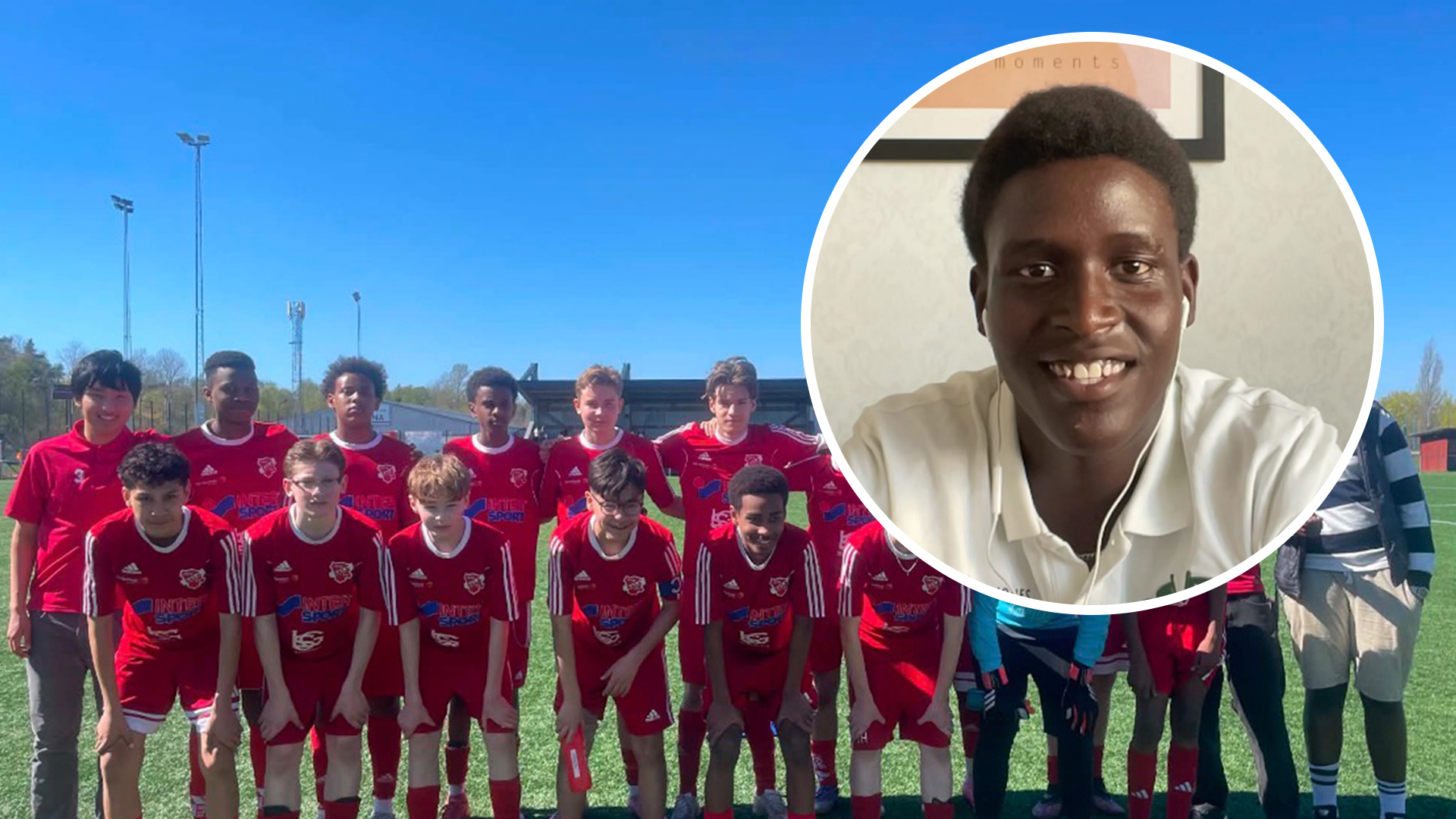 14-årige Don leder eget fotbollslag i Sala