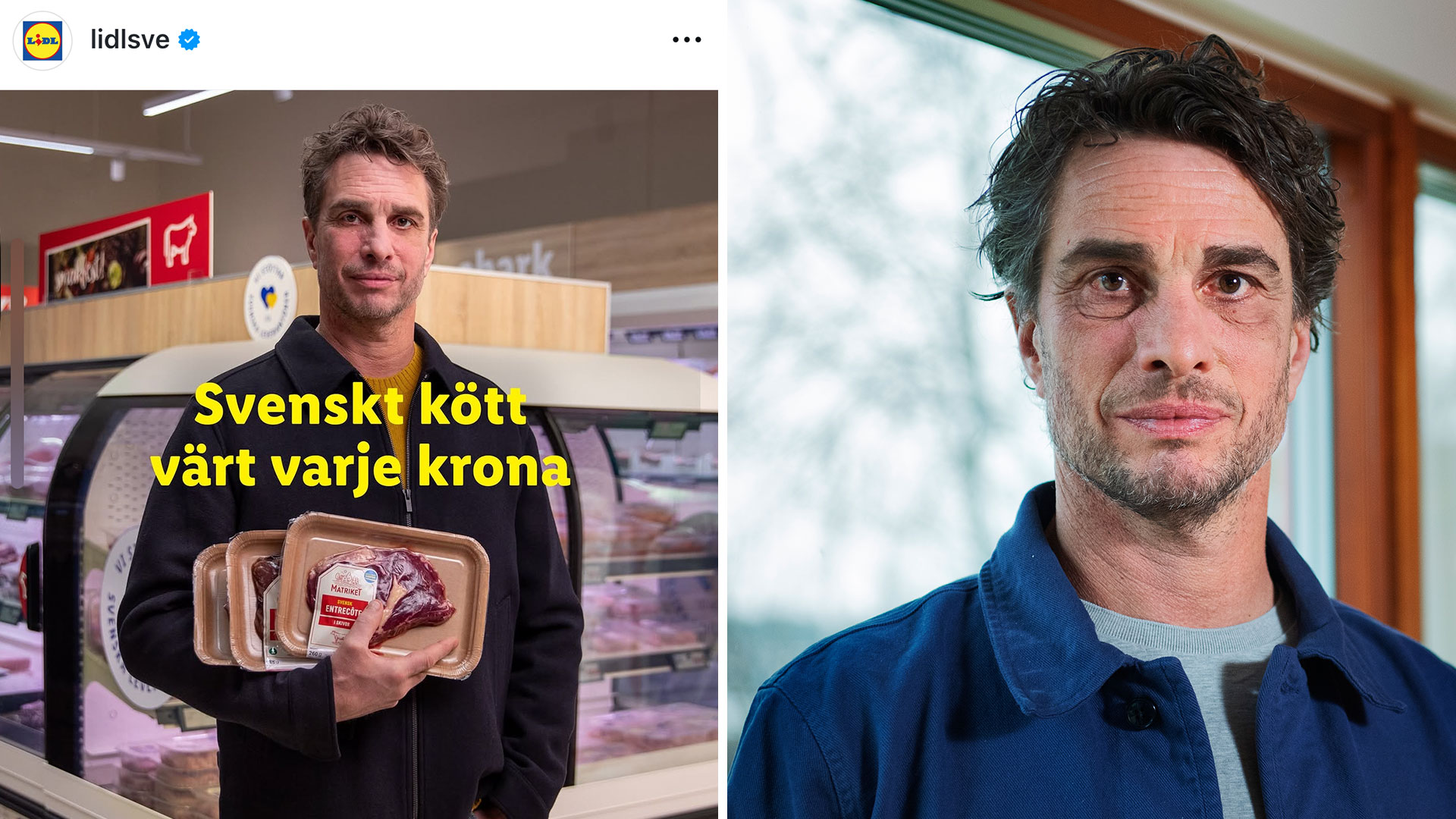 Öfvergård svarar efter omtalade reklamen: ”Det kändes helt rätt”