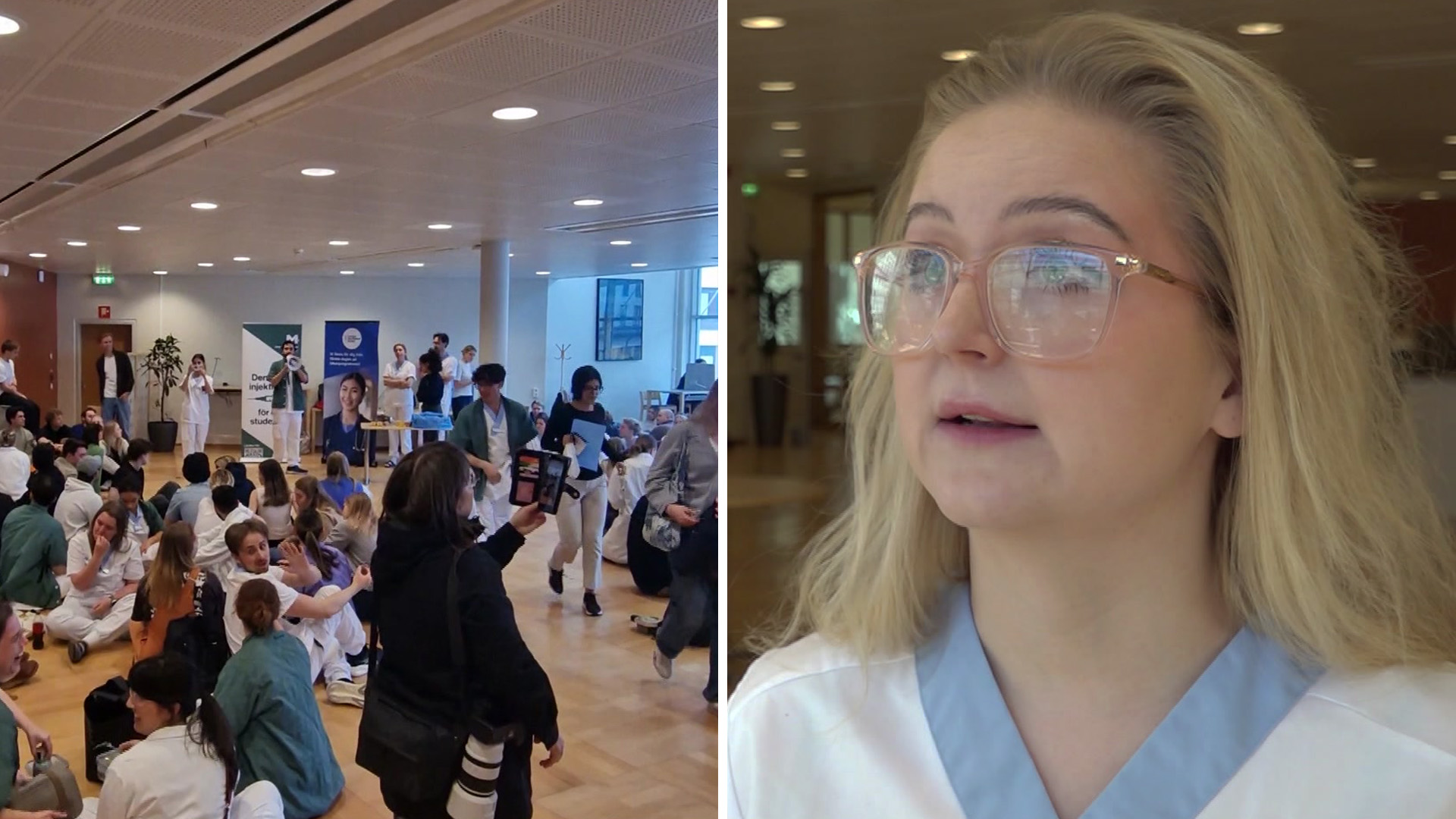 Läkarstudenter rasar: ”Det ser mer ut som en kyrkogård”