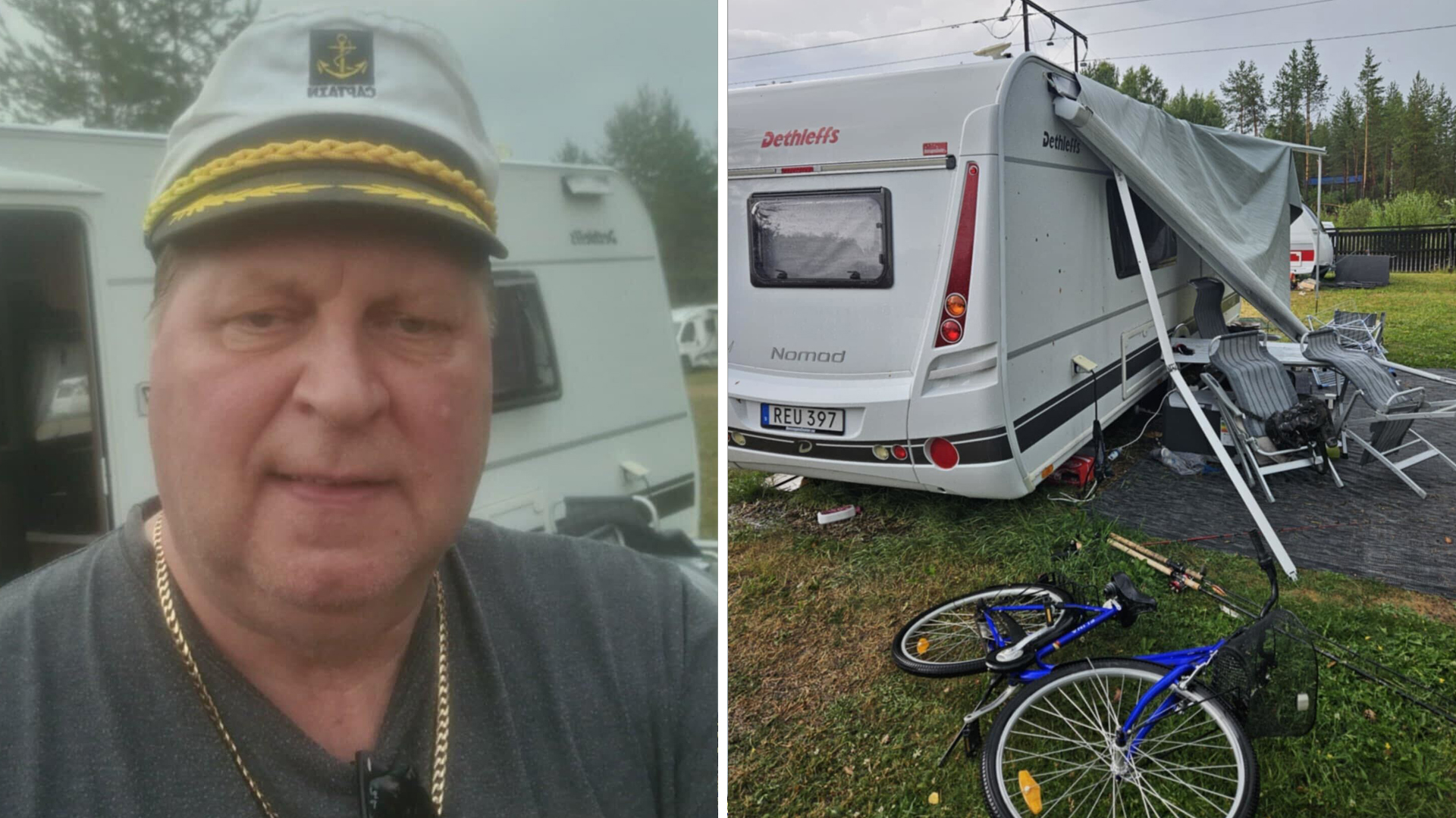 Mikaels otroliga berättelse: Hur jag överlevde blixten två gånger på camping!