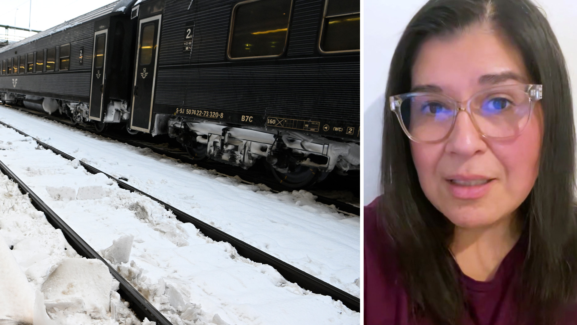 Anna åkte tåg från Luleå till Stockholm – tog 26 timmar