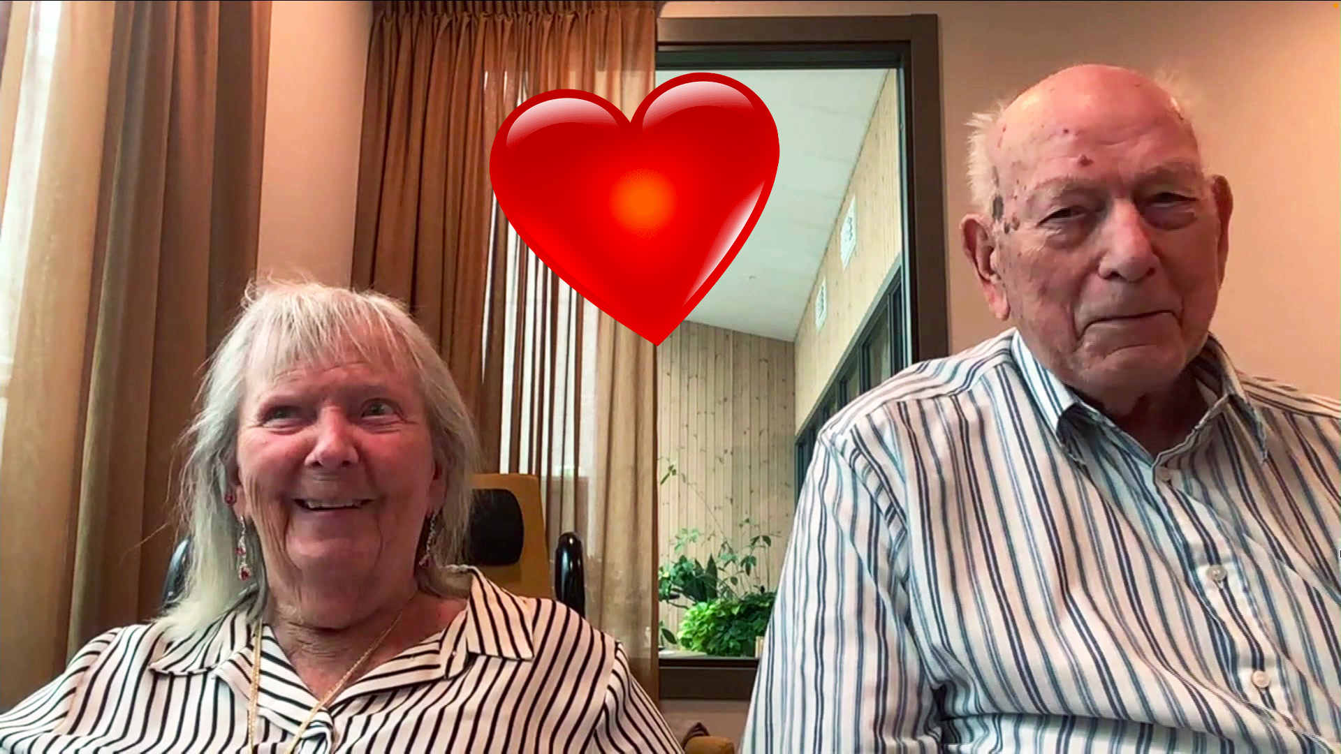 Lillemor e Börje – appena fidanzati – si sono innamorati nella casa di cura