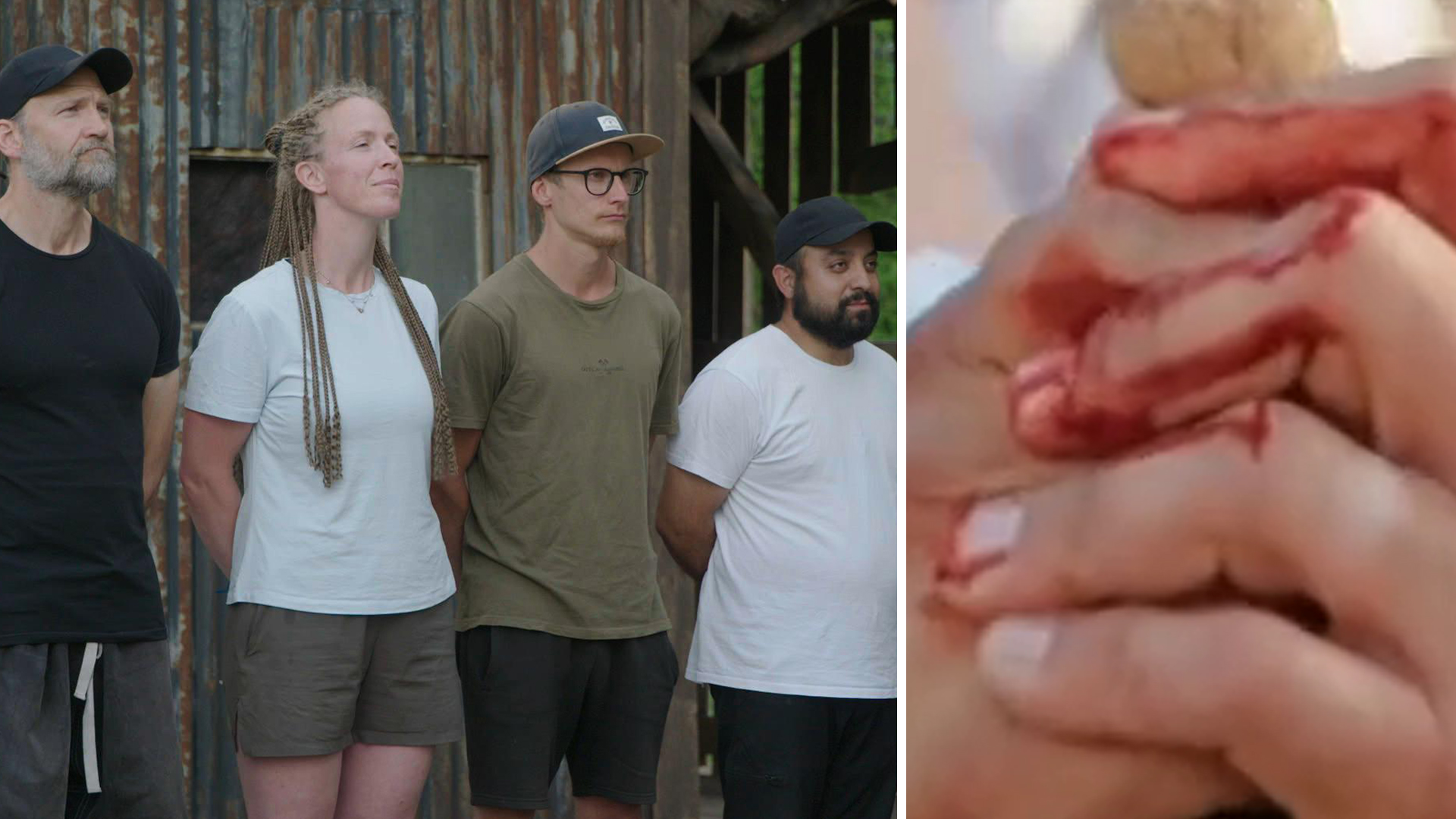 Puss och blod – så gick finalen i Farmen: ”Råkade skära upp mig”