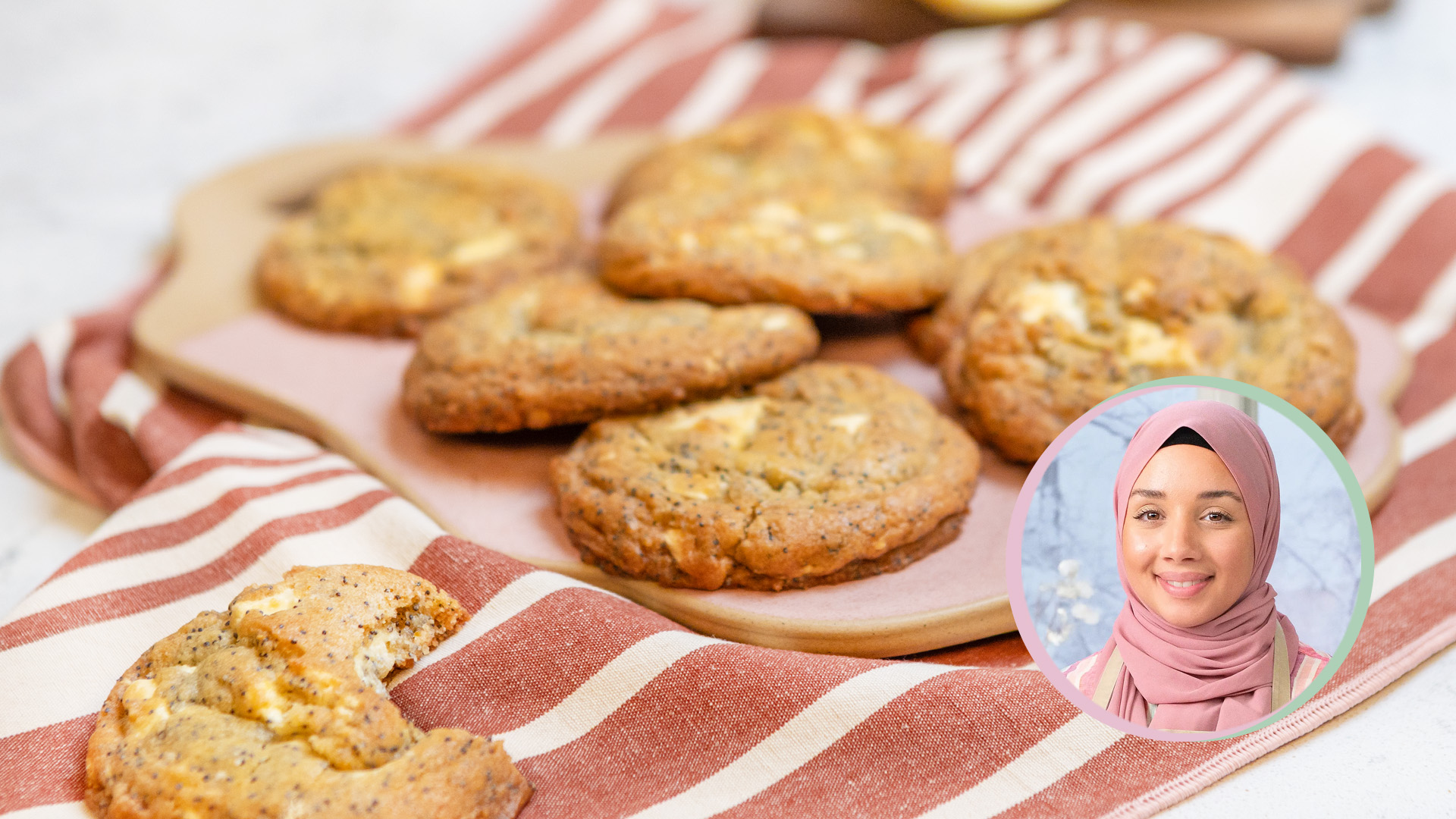 Citron- och vallmocookies