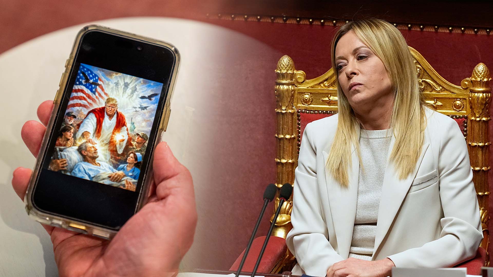 Påvehärvan en mardröm för ”Trumpviskaren” Meloni