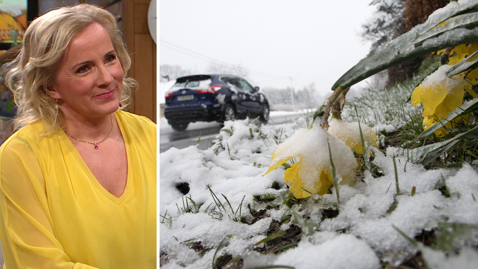 Stökiga påskvädret – snö, regn, ishalka och sol