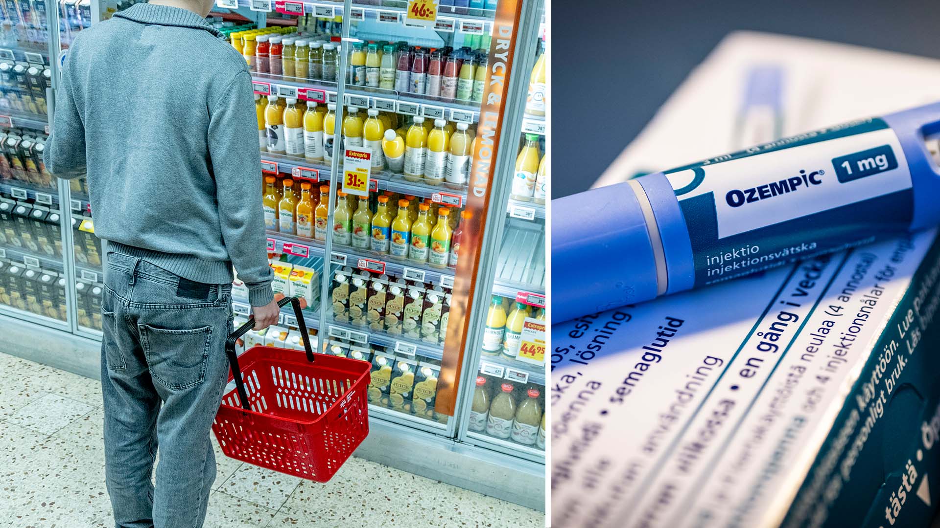 Ökat användande av Ozempic kan ge mataffärer miljardförluster