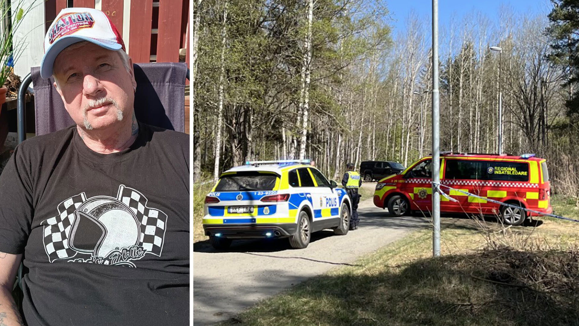 Pär, 63, såg motorn explodera: ”Det låg personer på backen”