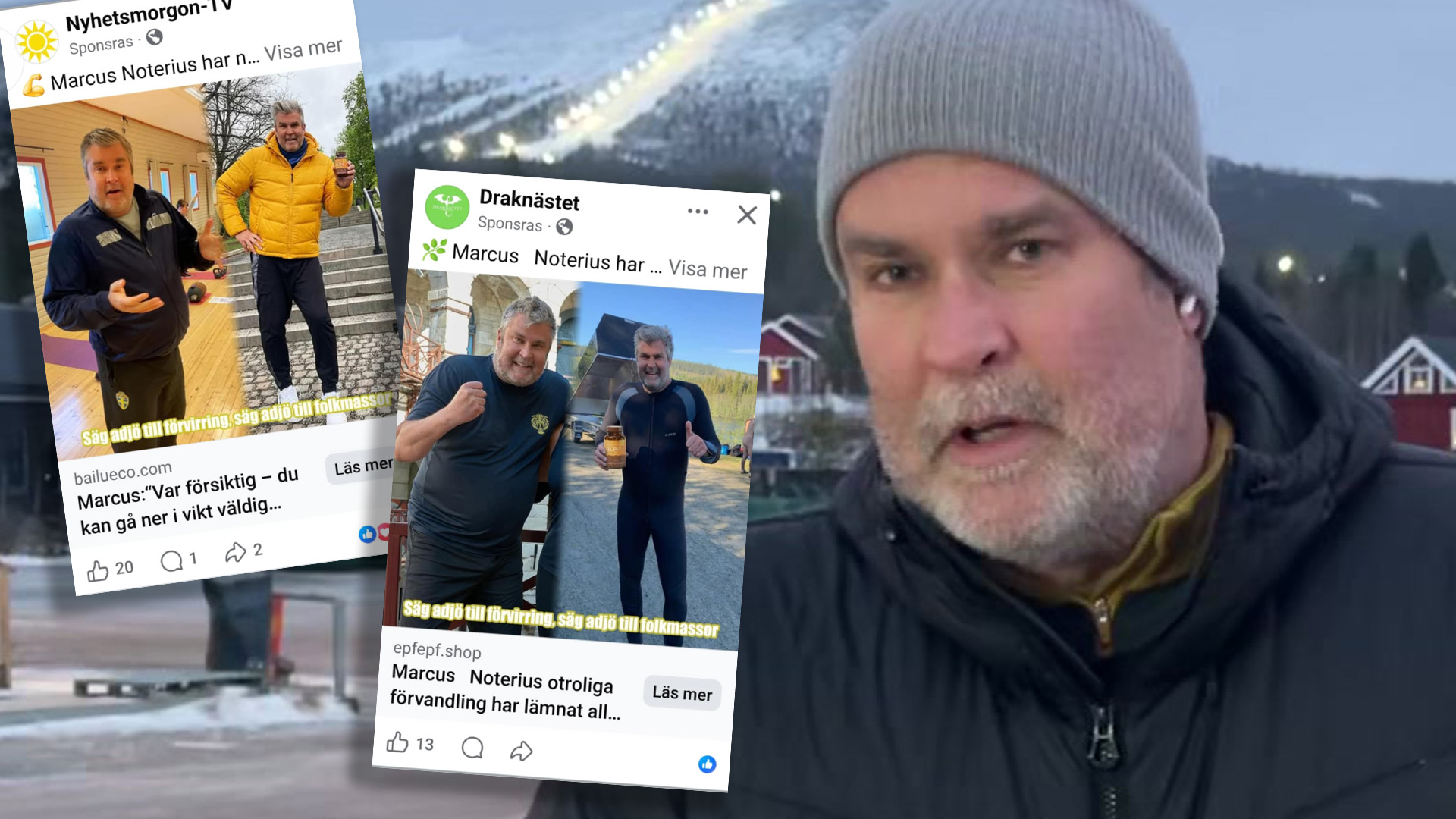 Marcus Noterius viktresa utnyttjas av bedragare: ”Blir så ledsen”