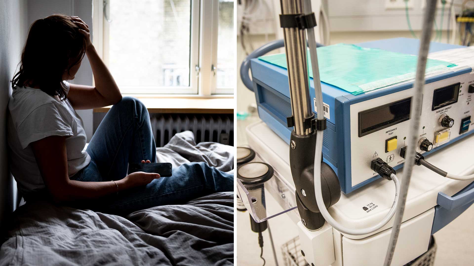 Elchocker mot depression utmanas av narkosläkemedel