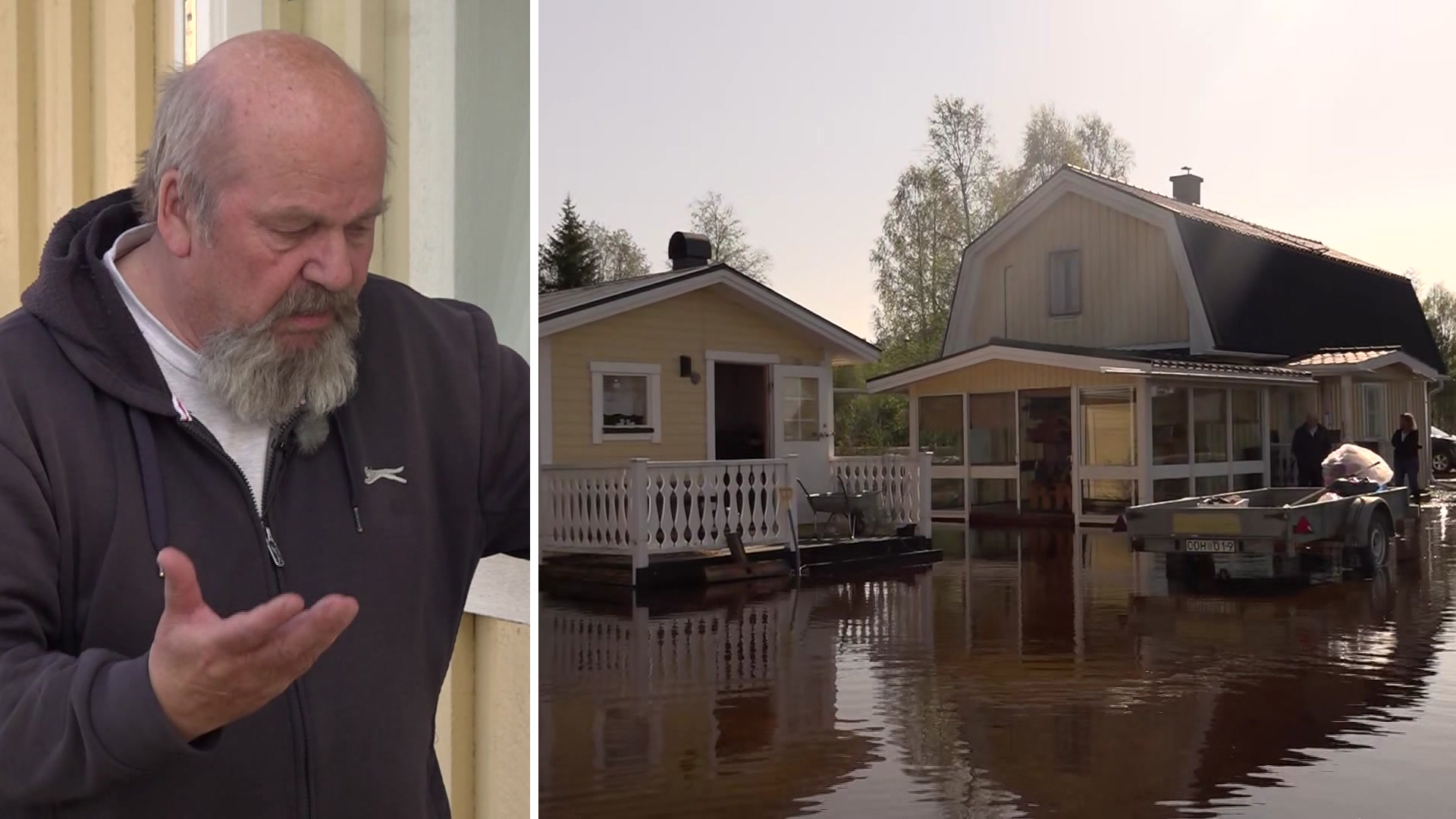 Ragnar i Övertorneå hade 20 centimeter högt vatten – inomhus