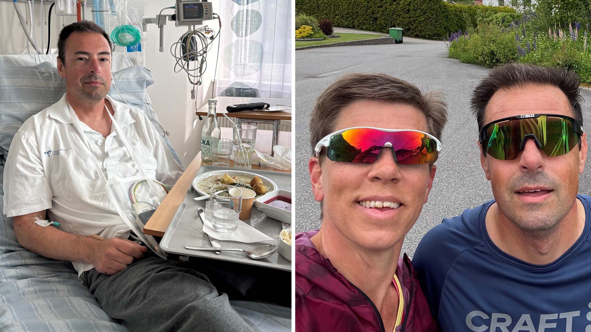 Henriks hjärta stannade – Så här överlevde han loppet med 800 meter kvar