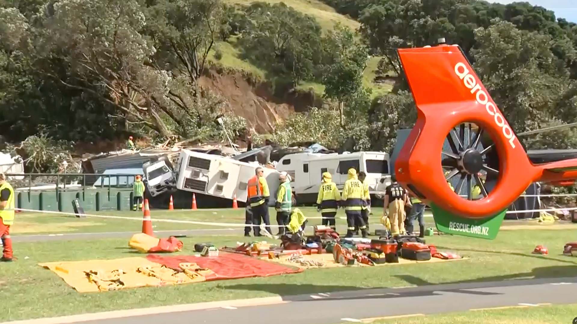 Polisen efter jordskredet i Nya Zeeland: ”Förödande”