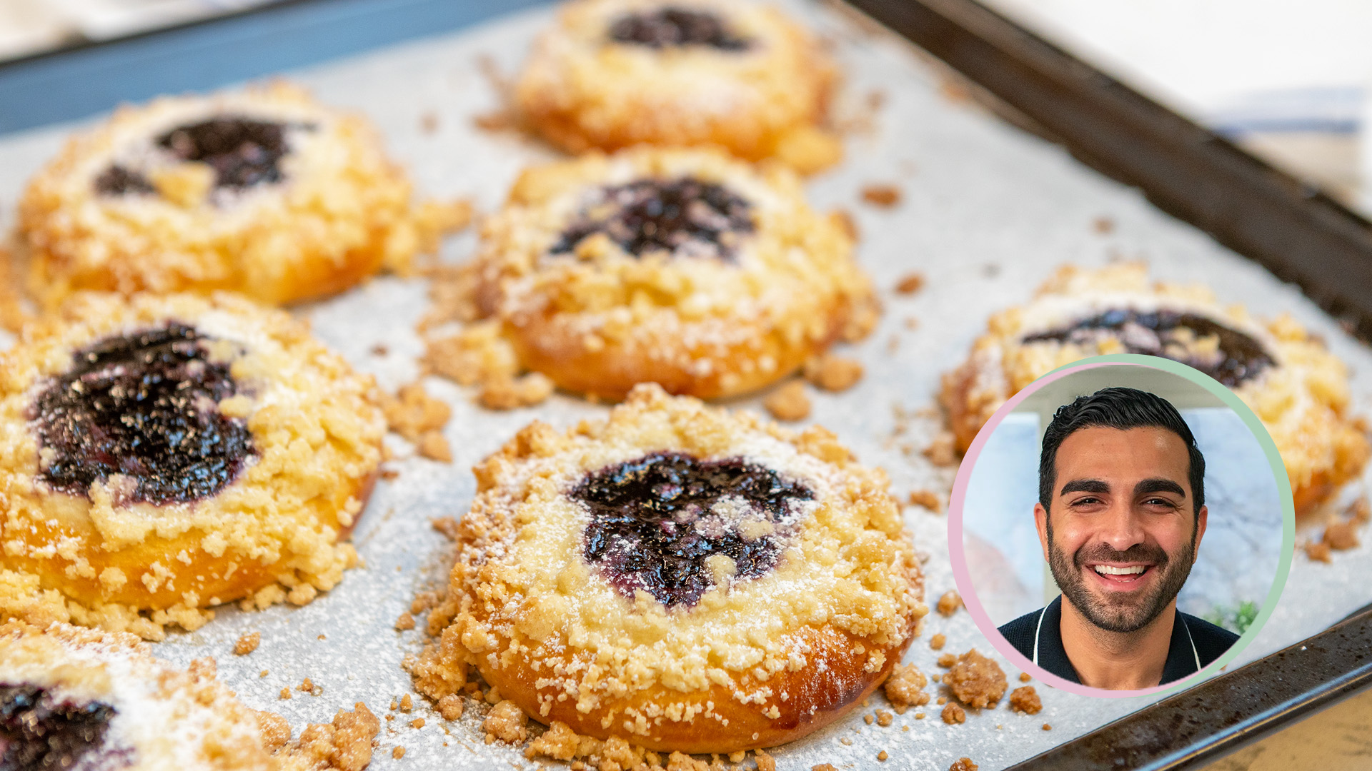 Blåbär- och cheesecakebullar