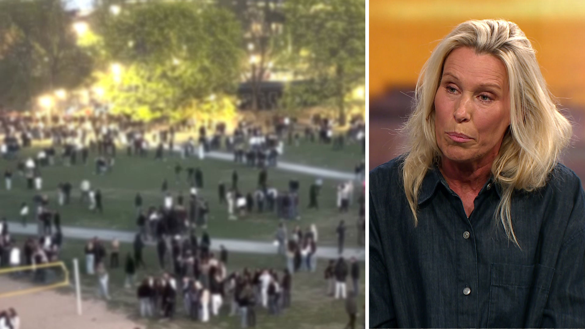 Nattvandrarens ilska – efter barnens fylleslag: ”Sorgligt”