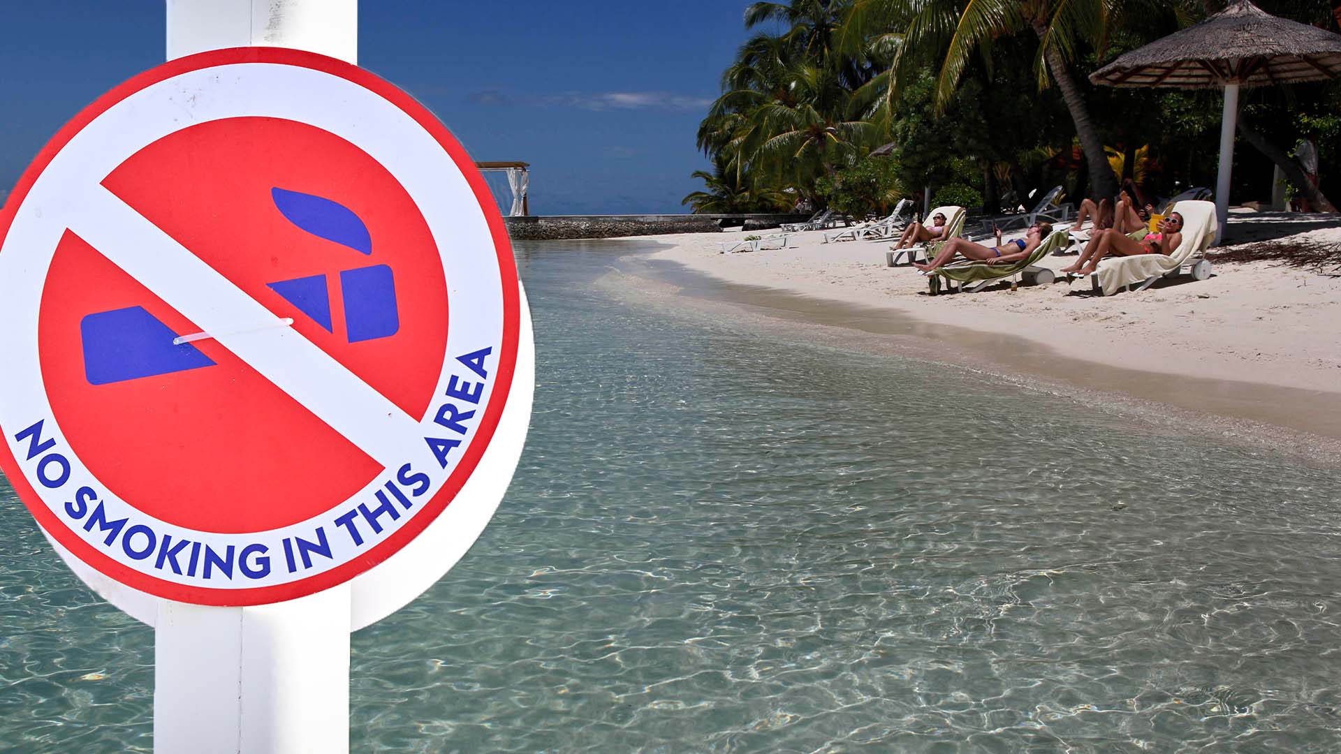 Semesterparadiset inför rökförbud – enda land i världen