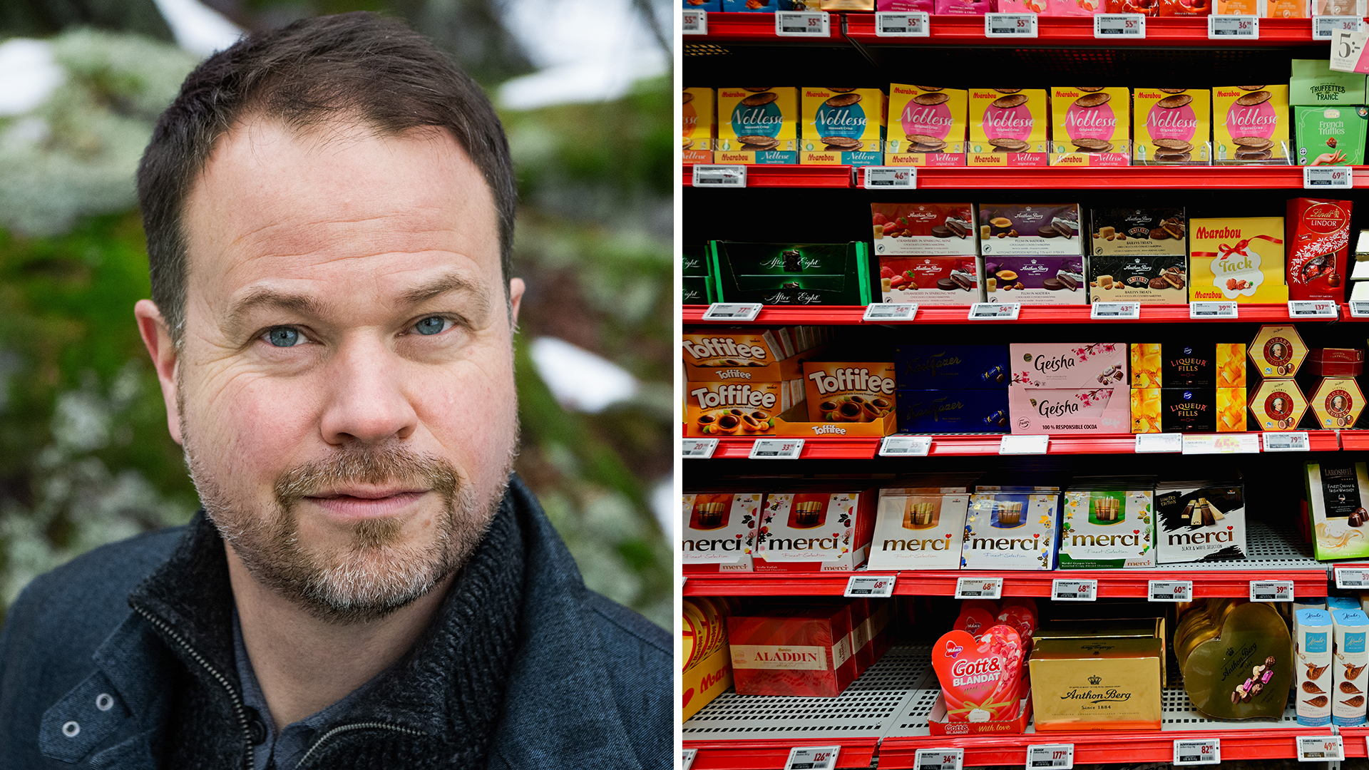 Ursinniga chokladätare mejlar fel Anthon Berg