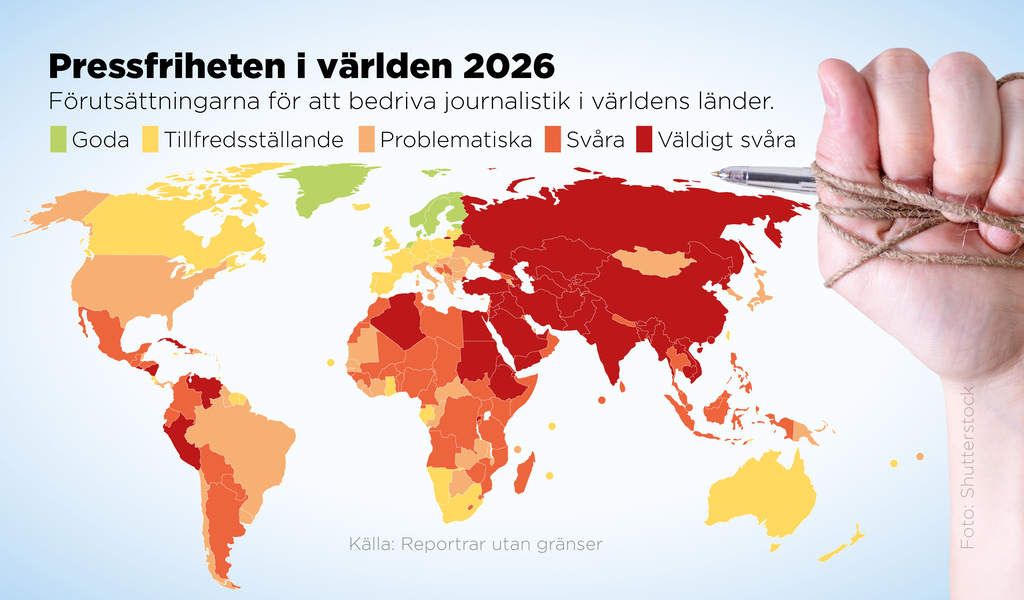 Pressfriheten hotad – även Sverige tappar: ”Finns en väg framåt”