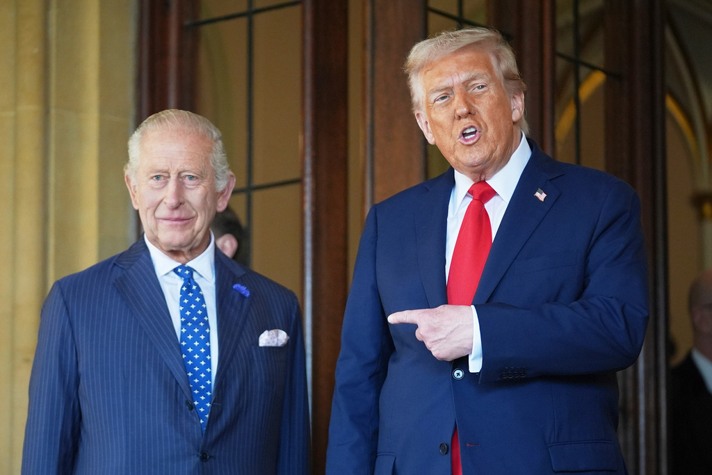 Kung Charles besöker Trump i USA