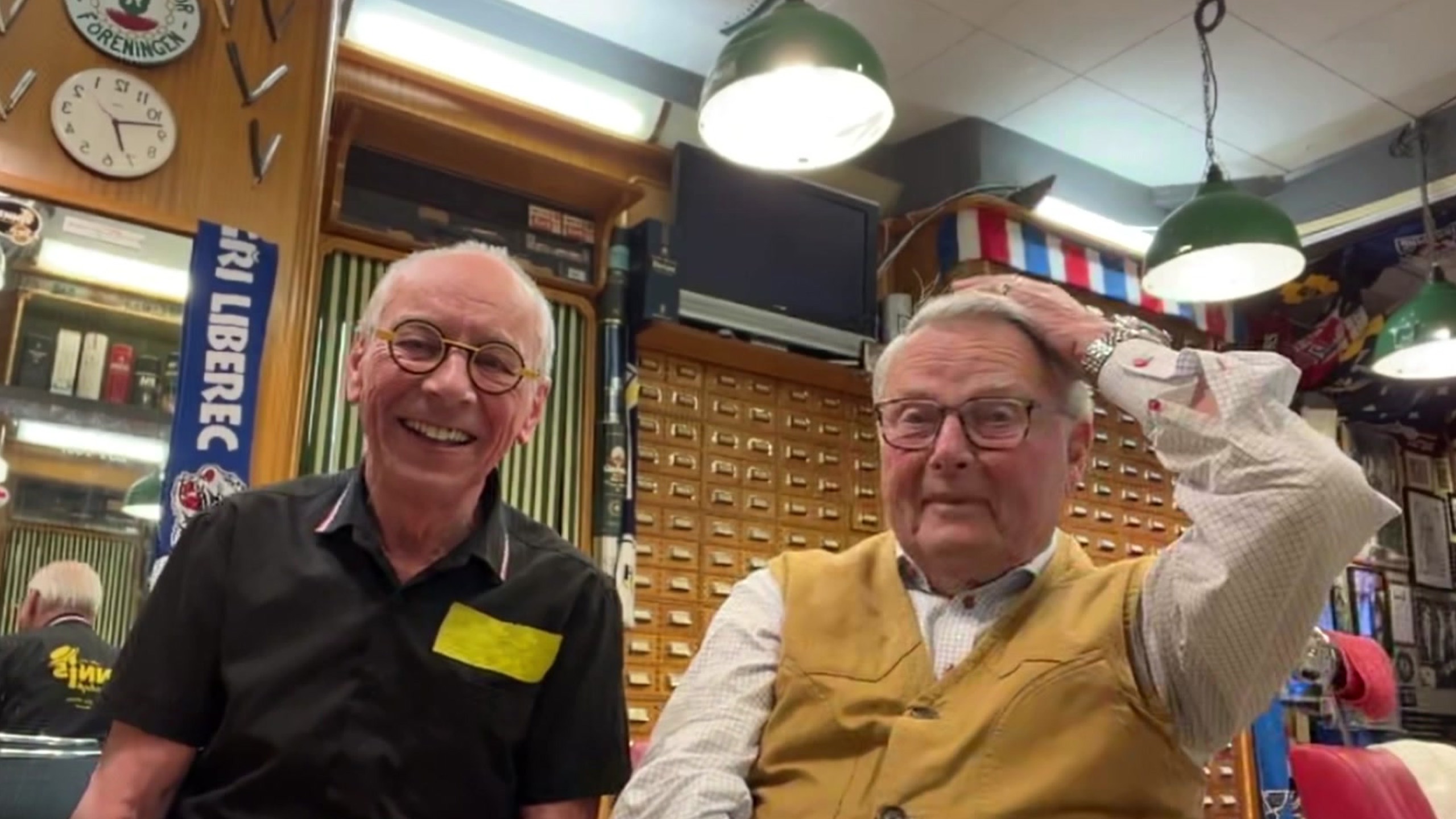 Gunnar har klippt sig på samma salong i 80 år