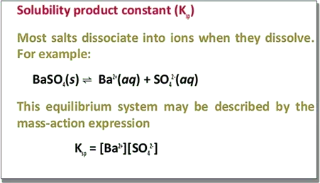Solubility-Product