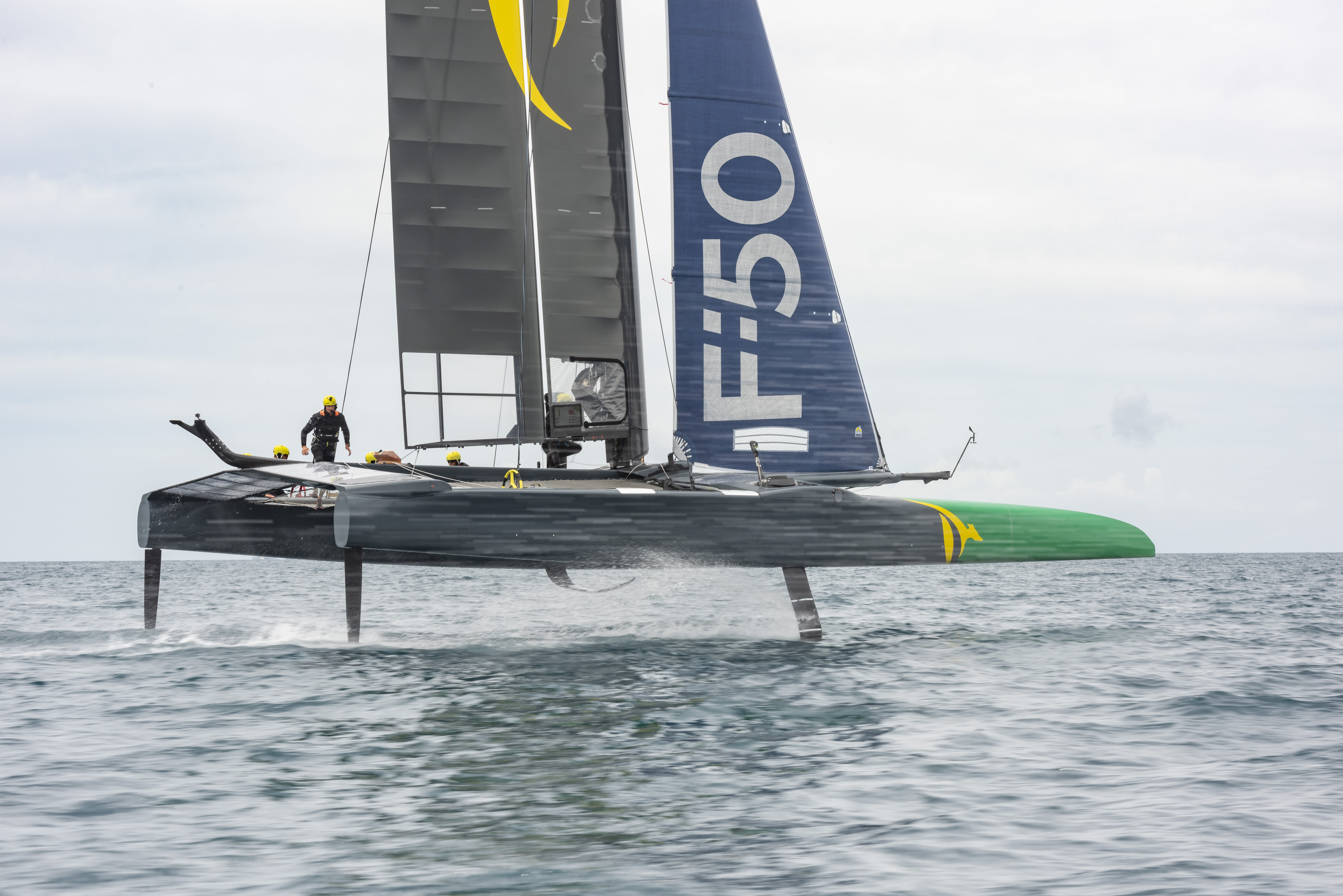 sailgp concludes successful trials of supercharged f50